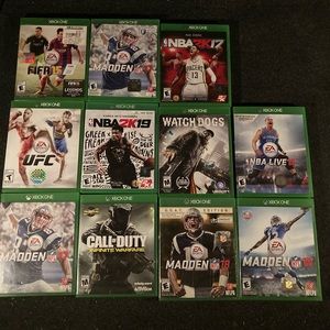 Xbox 1 games (lot sale)